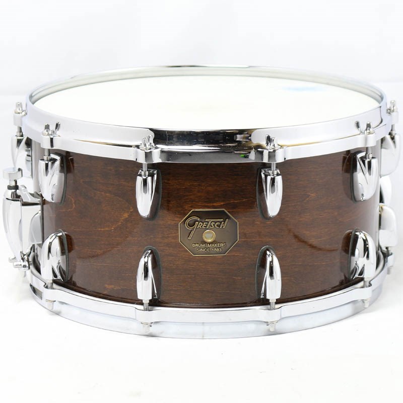 GRETSCH USA Custom Snare Drum 14×7 - Dark Walnut Gloss C-07142S DKWNの画像